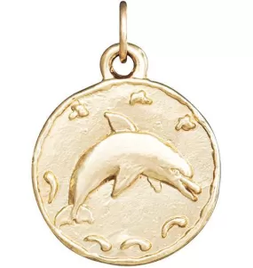 Dolphin Coin Charm