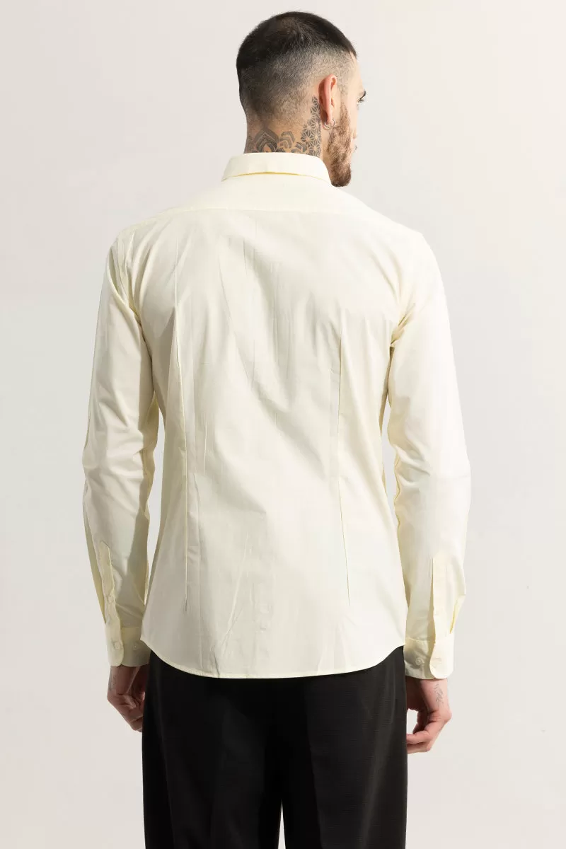 Elegant Monotone Yellow Shirt