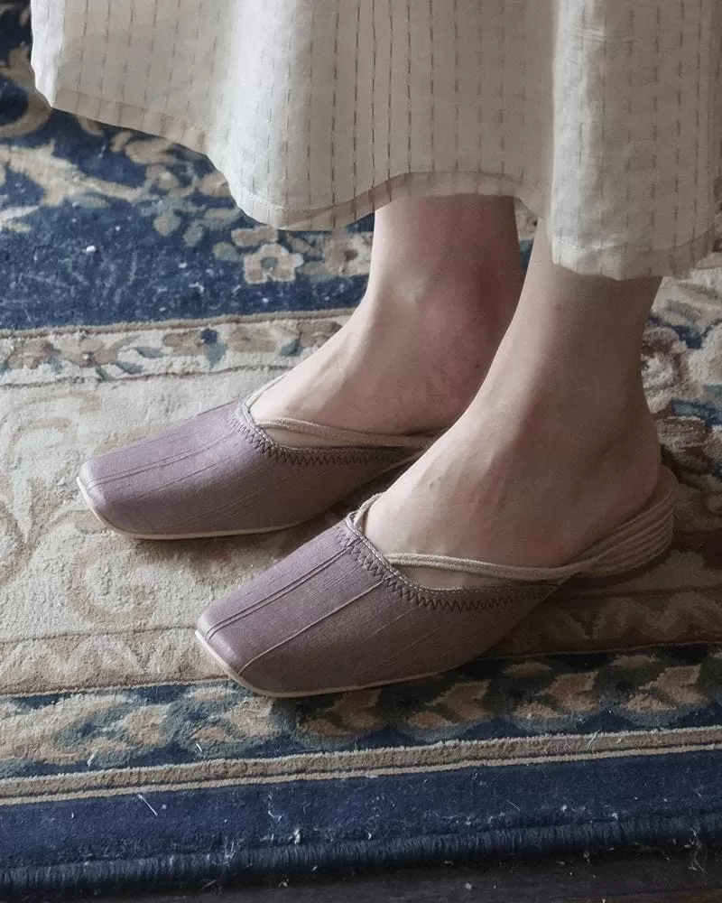 Elegant Square Toe Slippers