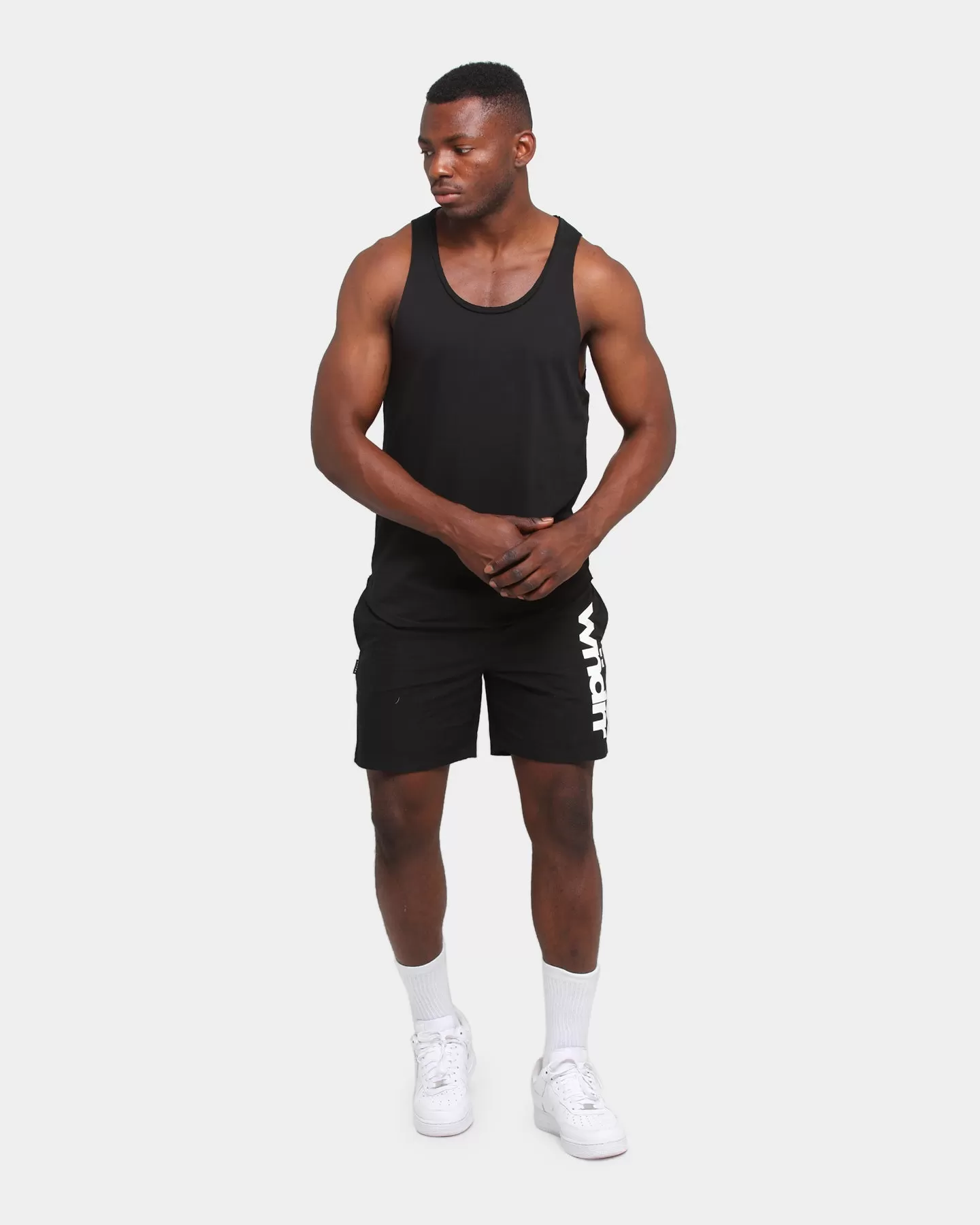 Elevn Clothing Co. Mini Capital E Singlet Black