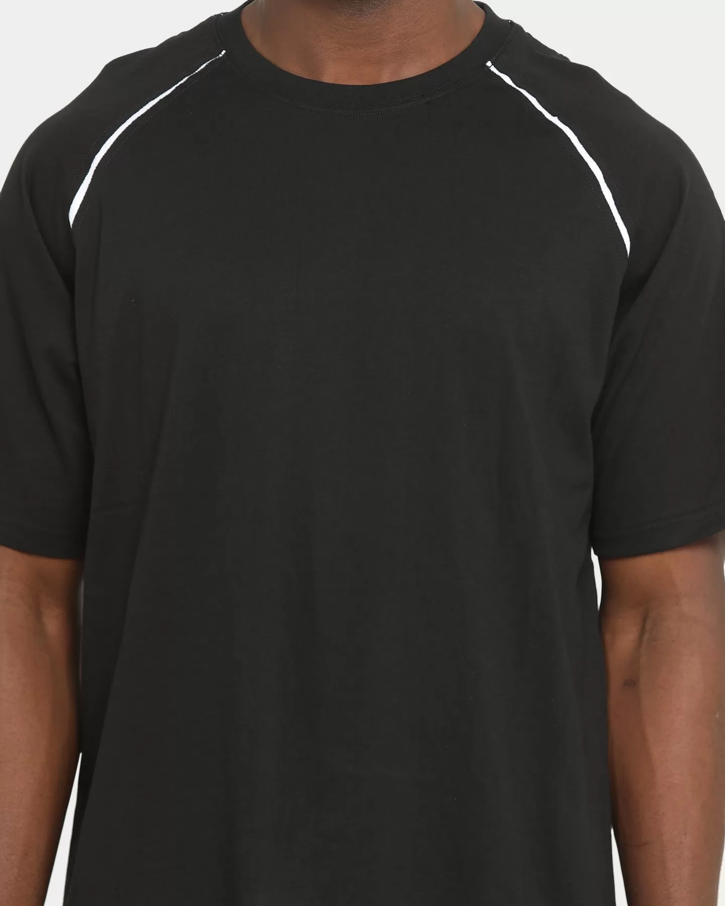 Elevn Clothing Co. Rift Raglan Short Sleeve T-Shirt Black