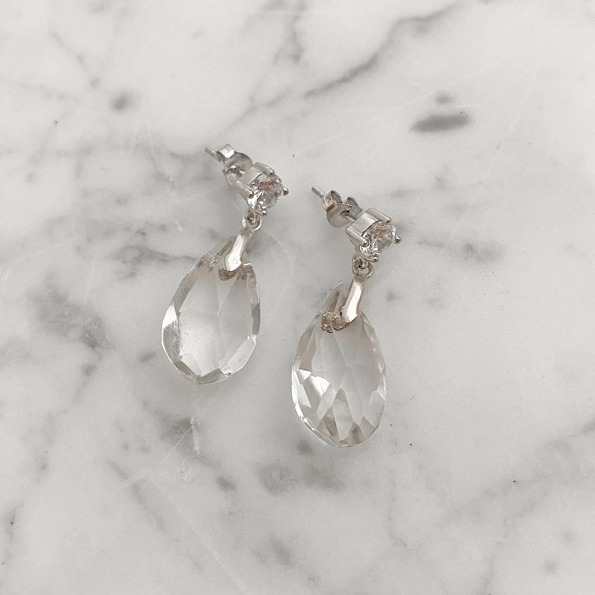 ELISE 19th century crystal earrings