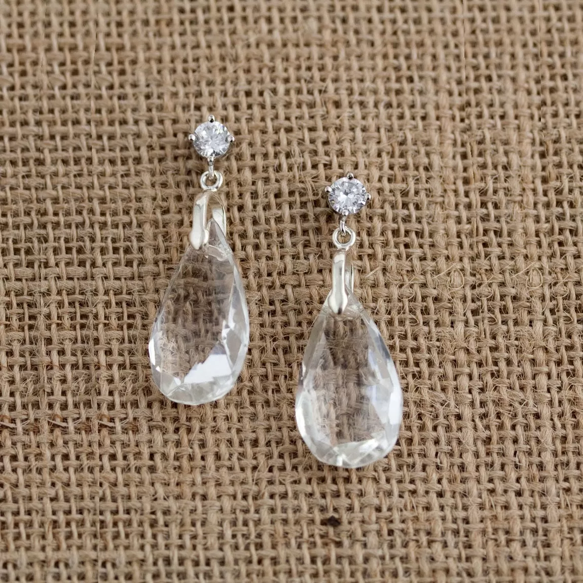 ELISE 19th century crystal earrings