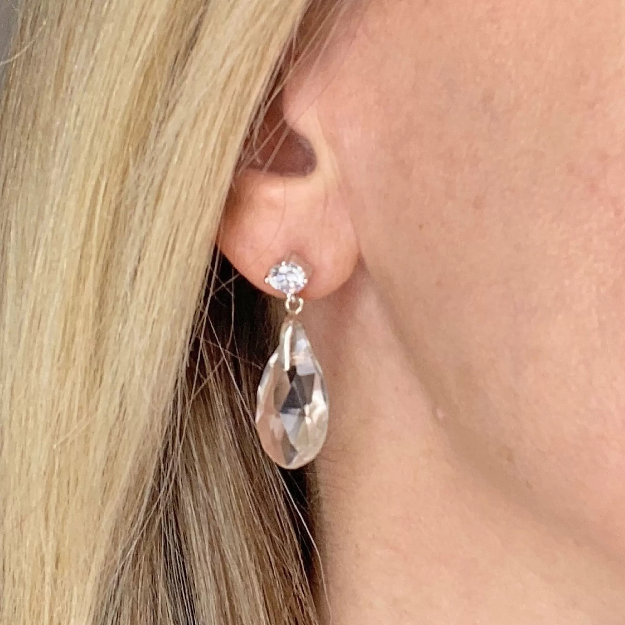 ELISE 19th century crystal earrings