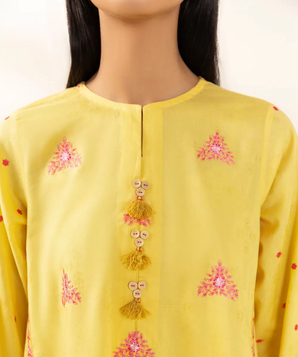 Embroidered Jacquard Shirt