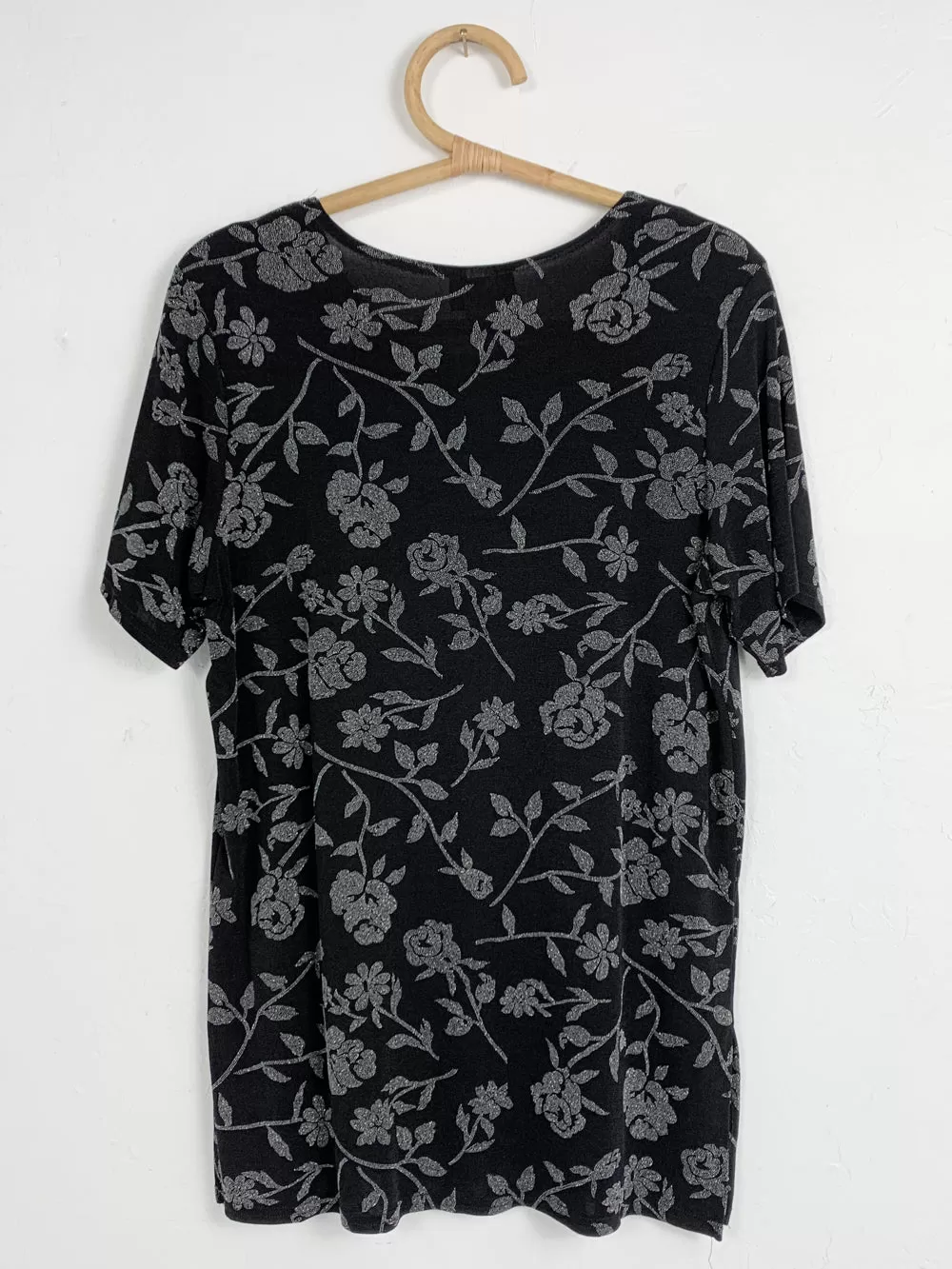 Espressa Midnight Floral Sparkle Tshirt