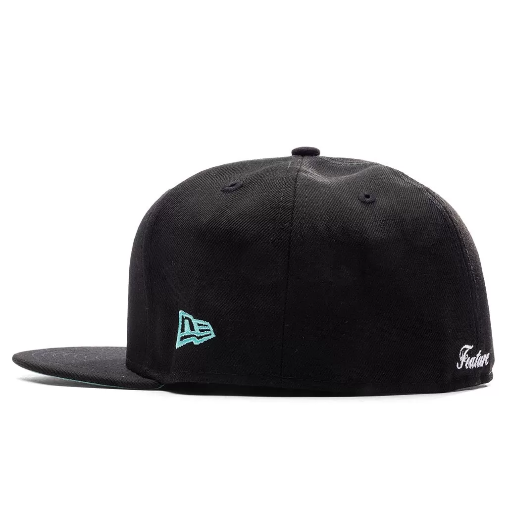 Feature x New Era Old English Las Vegas Fitted - Black/Mint