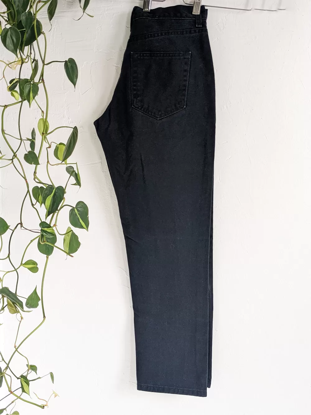 FG Inky Black High Rise Straight Leg Jeans