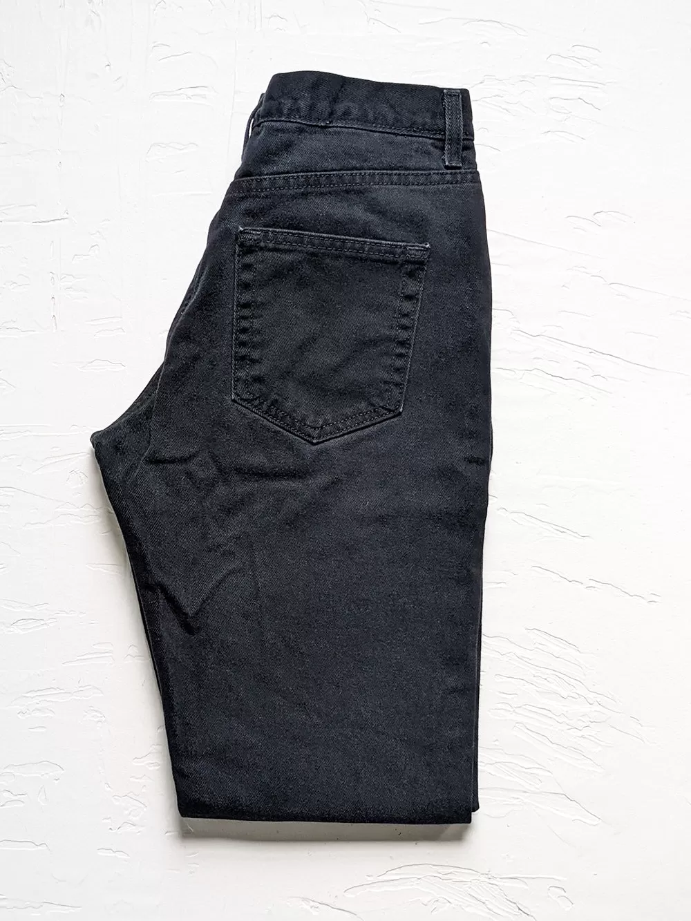 FG Inky Black High Rise Straight Leg Jeans