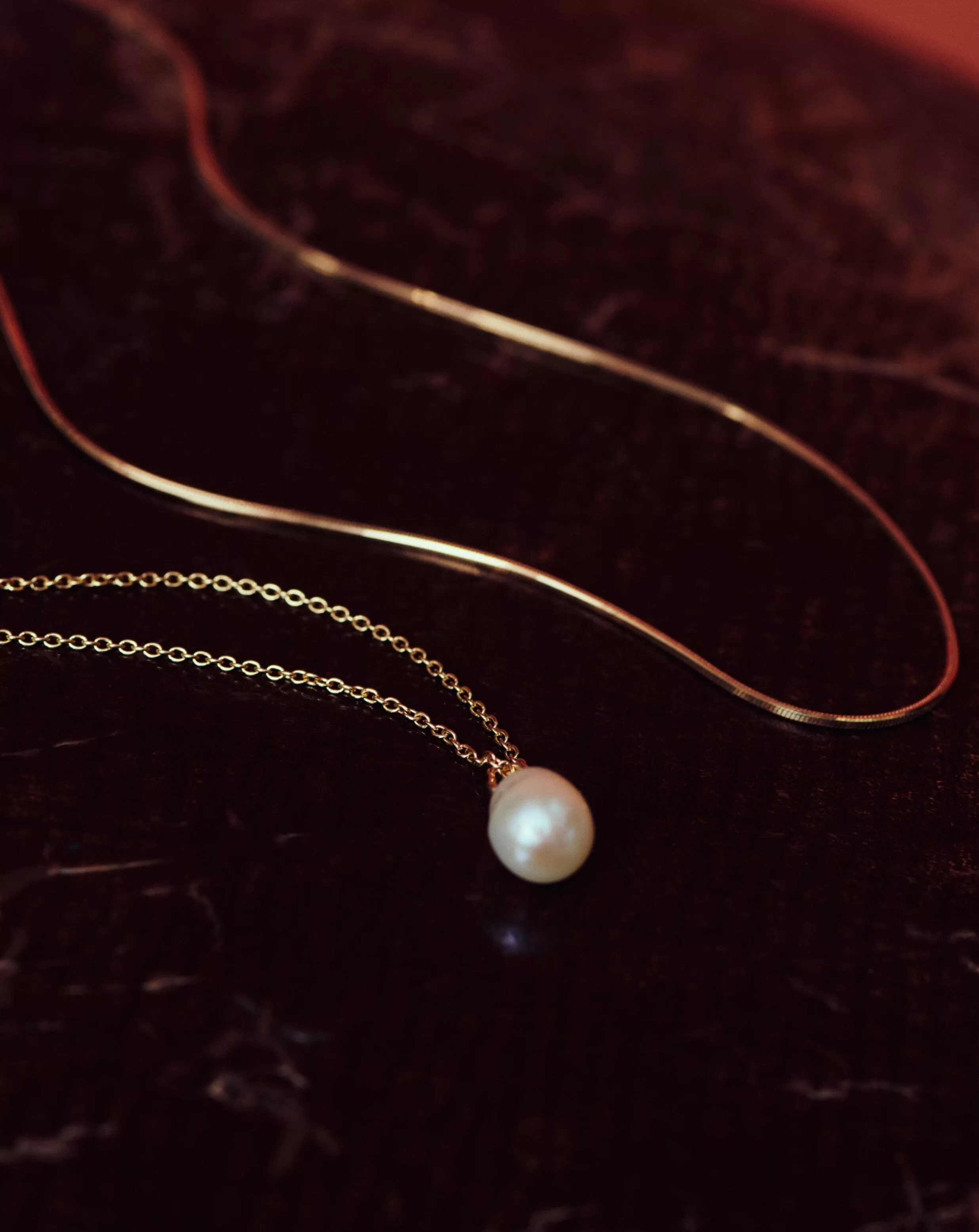 Fine Pearl Pendant Necklace