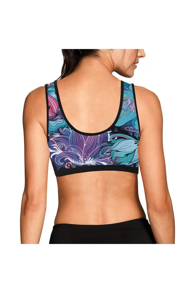 Floral Meadows Sports Bra