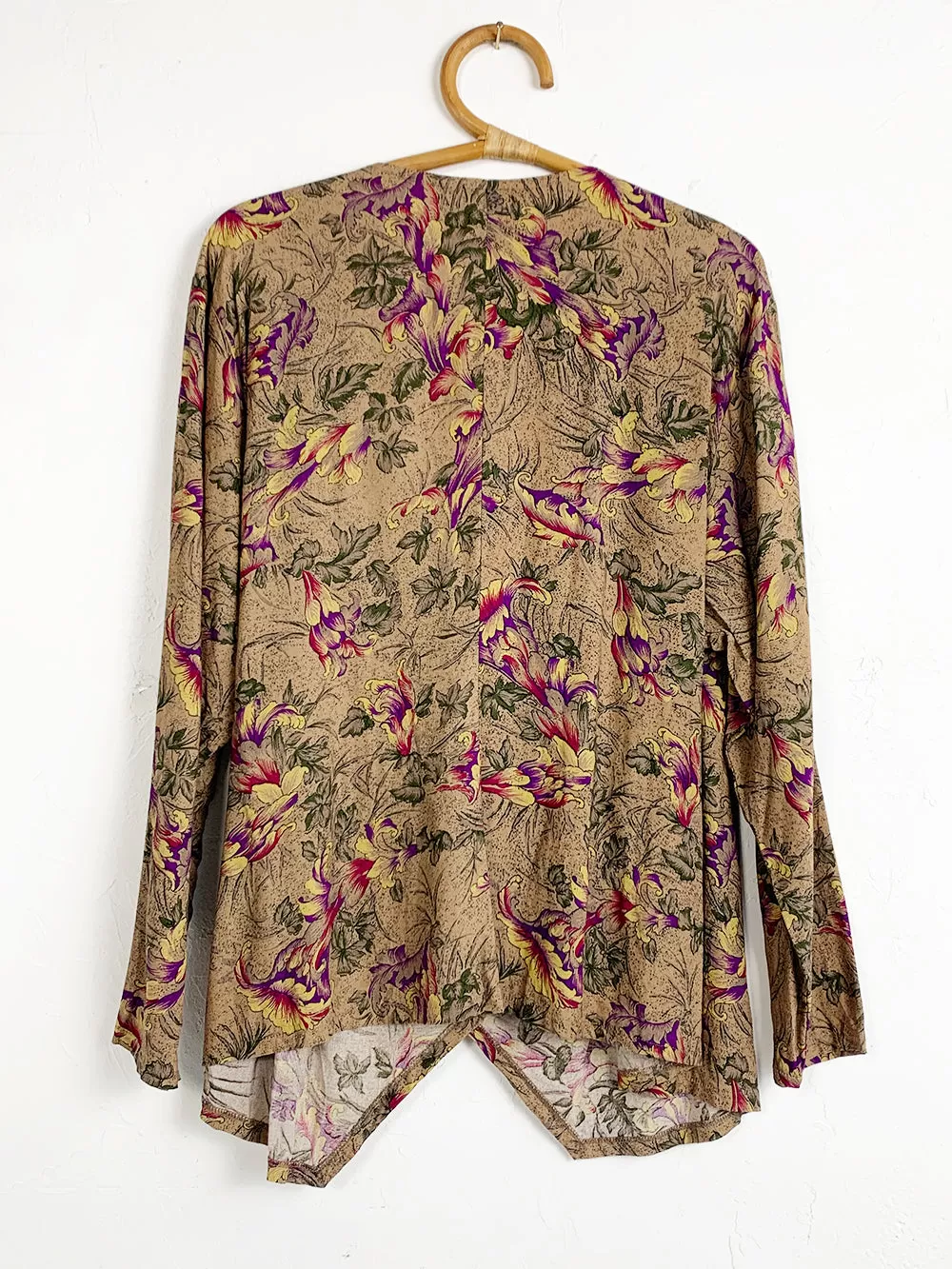 ForYou Floral Faux Wrap Top