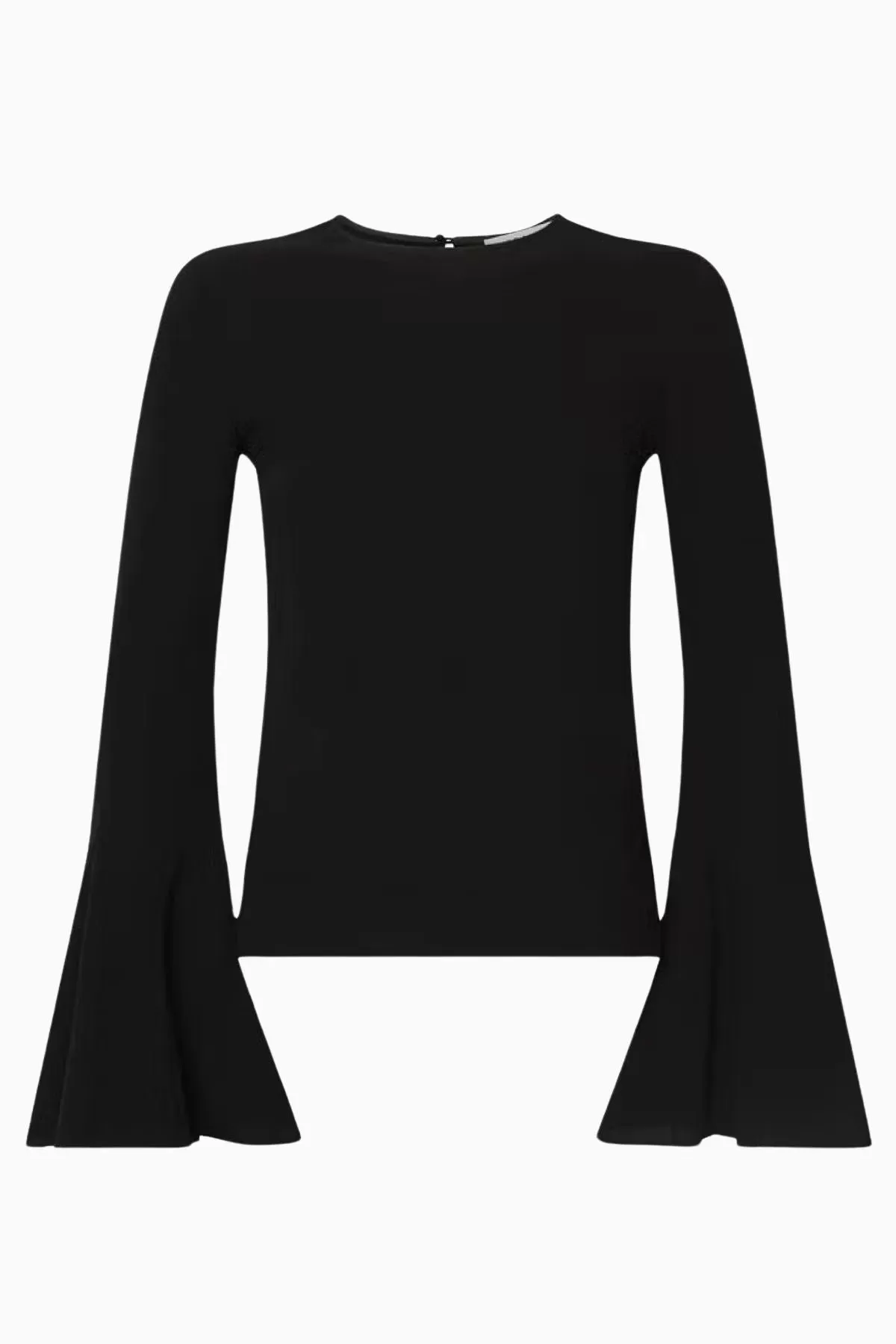 Frame Denim Flutter Sleeve Blouse - Black