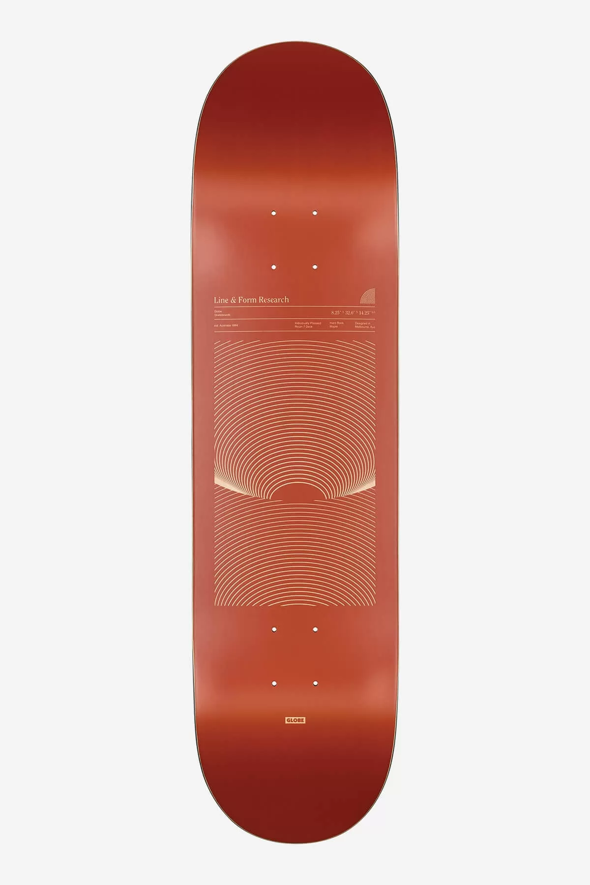 G1 Lineform - Cinammon - 8.25 Skateboard Deck