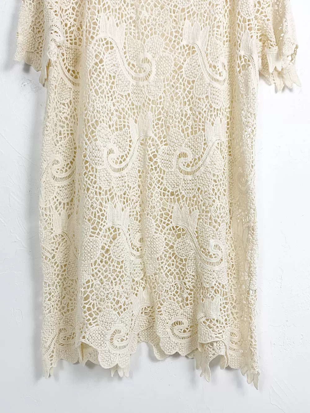 Handmade Crochet Paisley Print Dress