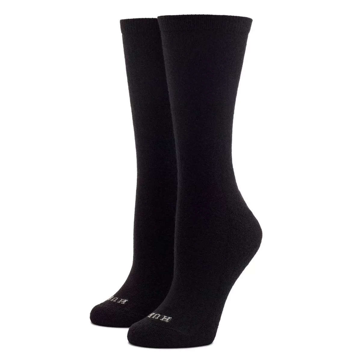 Hue Women's 23125 Wool Crew Socks Black