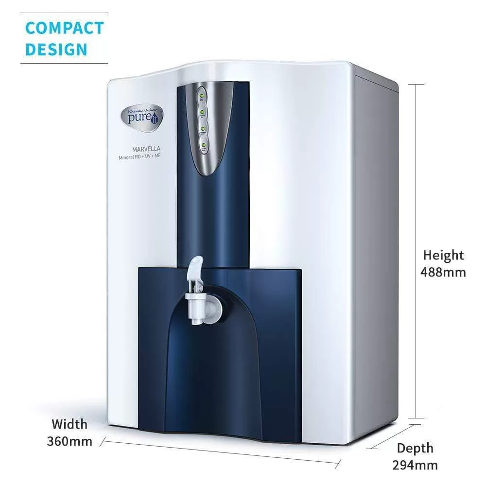 HUL Pureit Marvella RO   UV 10-Litre Water Purifier