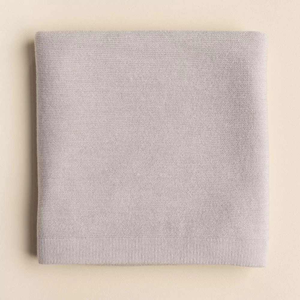 Hvid - Eliz blanket - 100% Merino wool - Thin knit