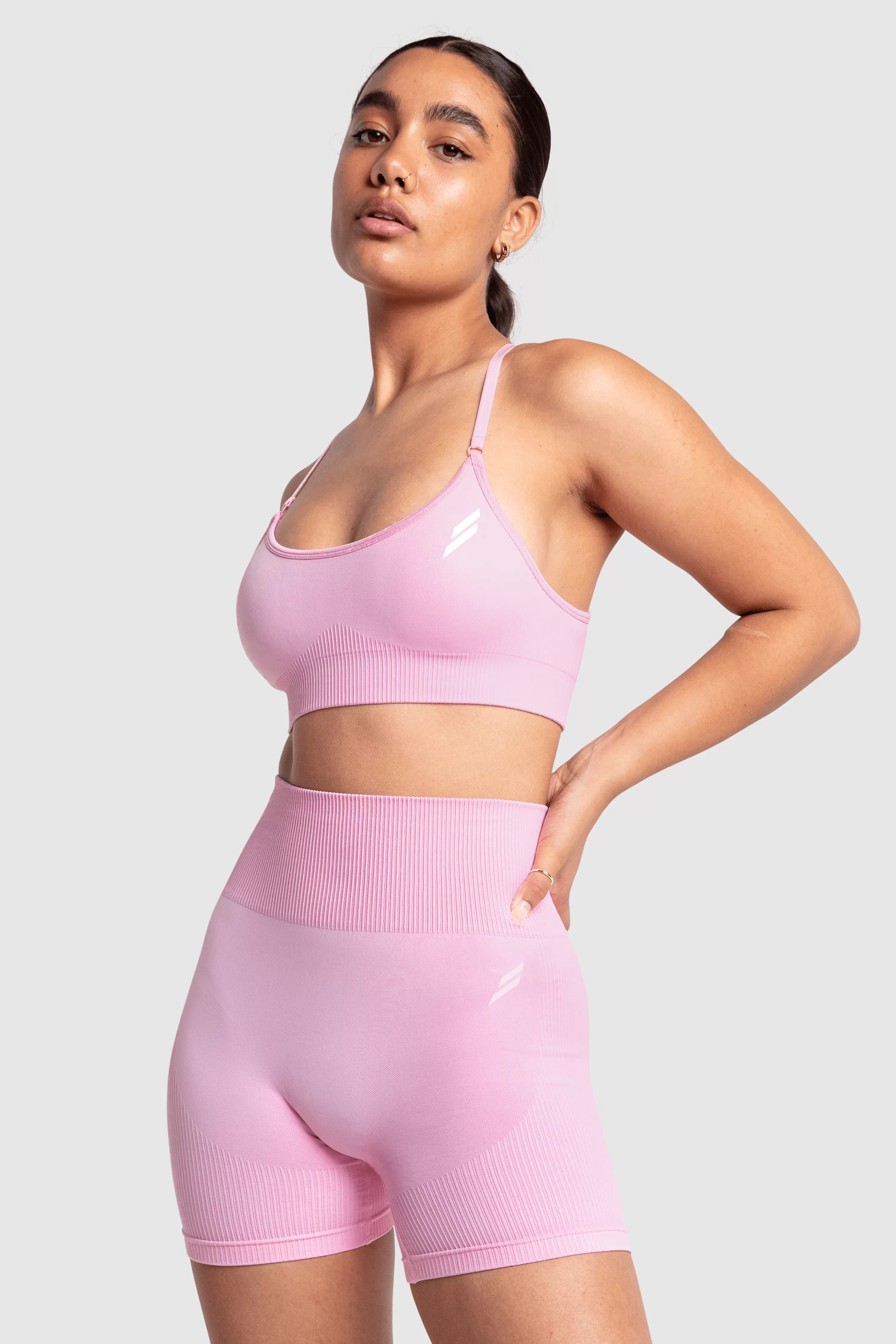 Impact Solid Shorts - Pastel Pink