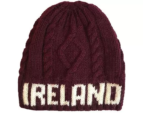 IRELAND TEXT KNITTED