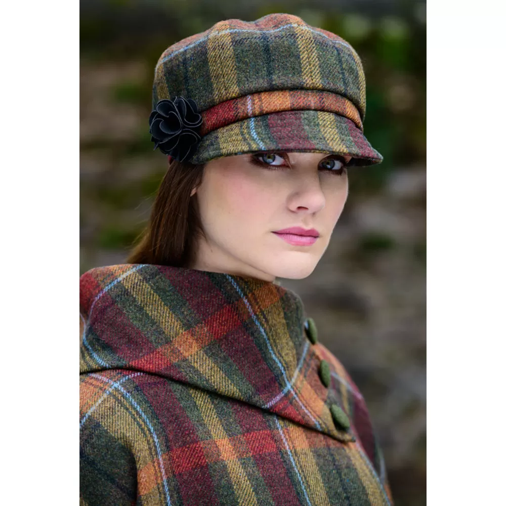 Irish Ladies Wool Newsboy Cap