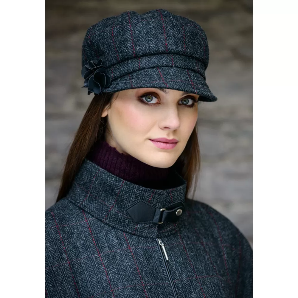 Irish Ladies Wool Newsboy Cap