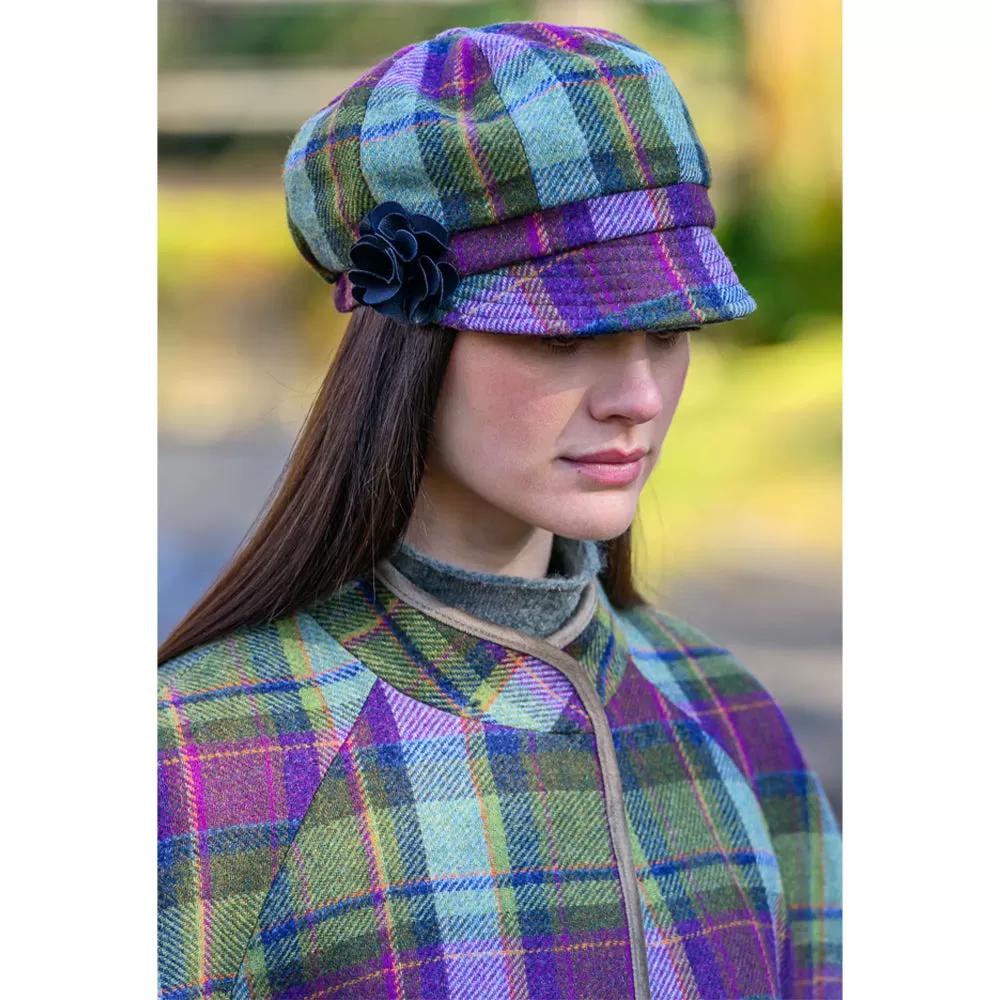 Irish Ladies Wool Newsboy Cap