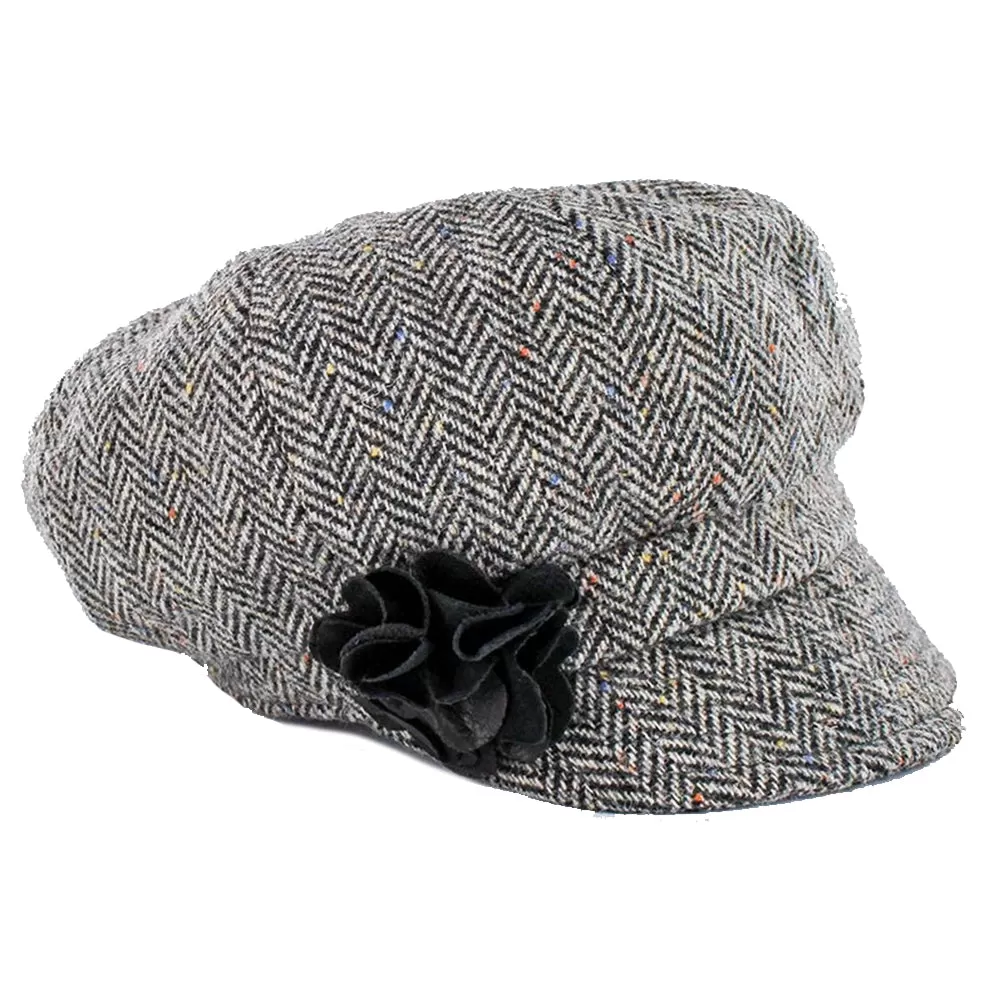 Irish Ladies Wool Newsboy Cap