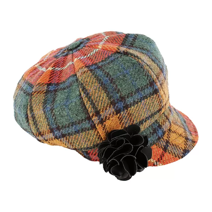 Irish Ladies Wool Newsboy Cap