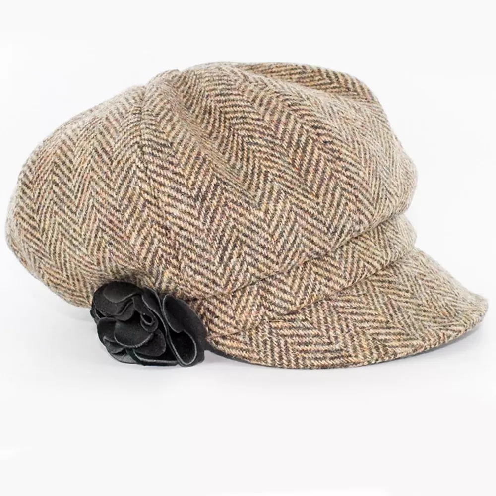 Irish Ladies Wool Newsboy Cap