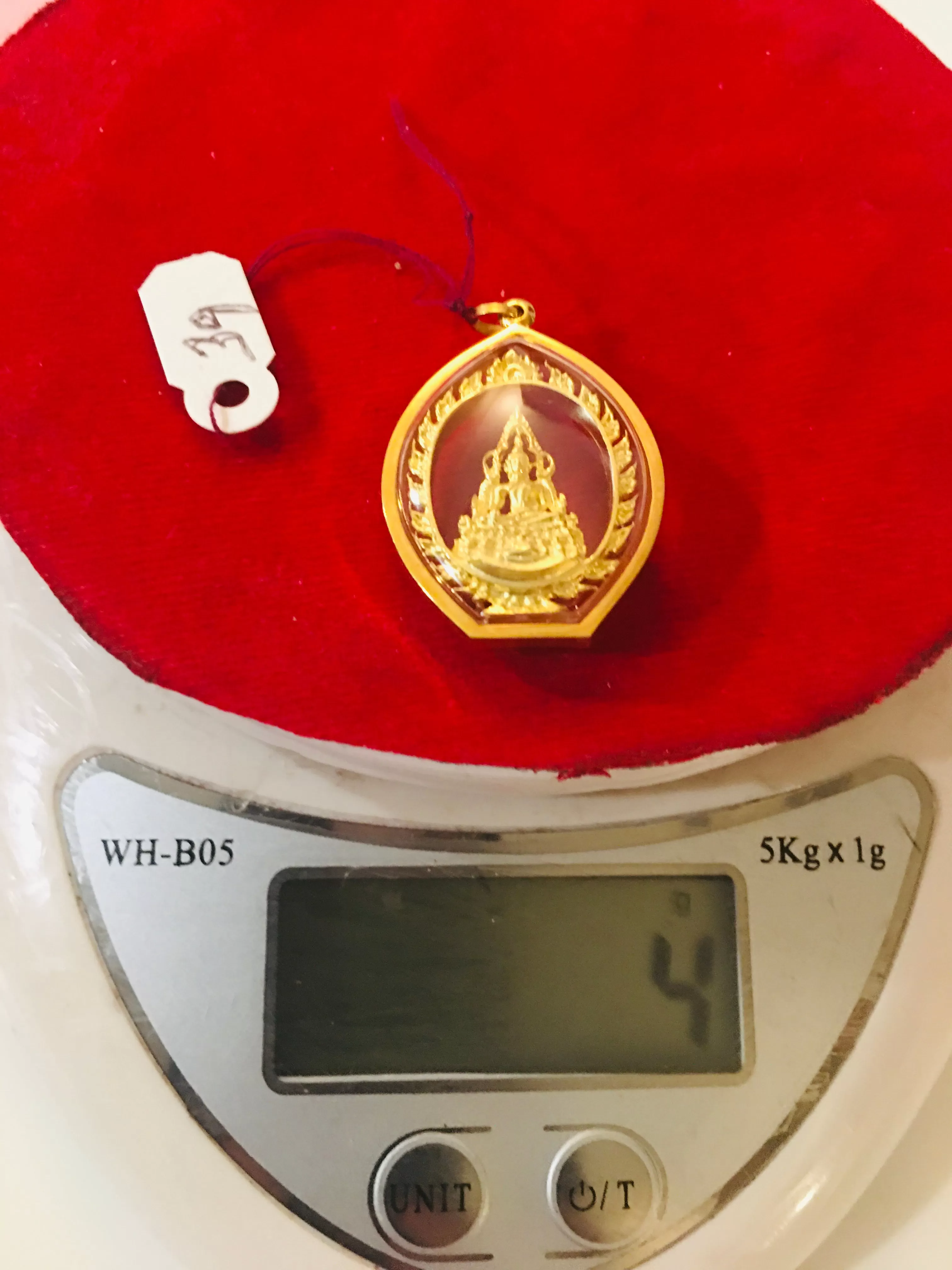 Item no. SP1064 Bangkok Solid gold Pendant  4g.