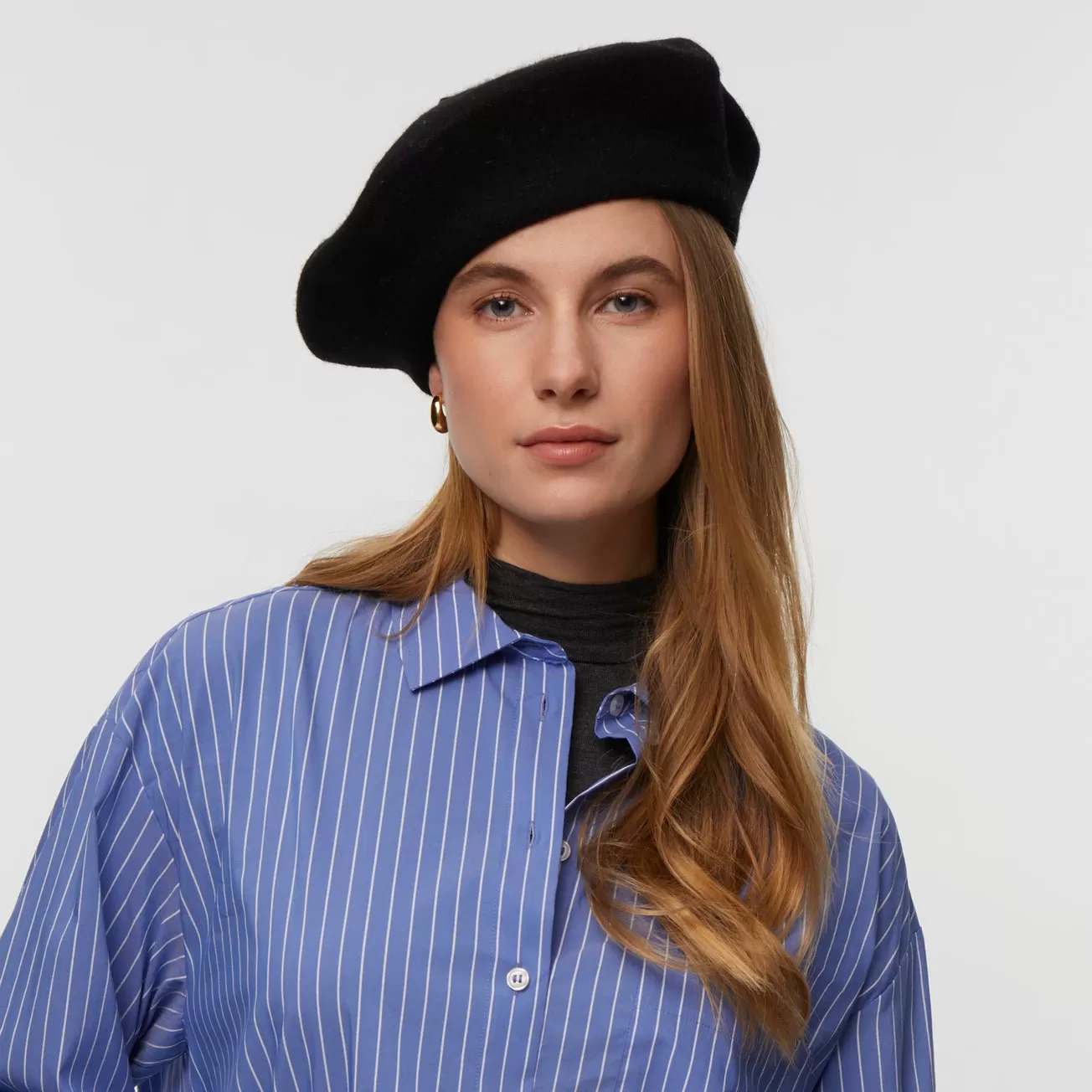 JET WOOL FELT BERET