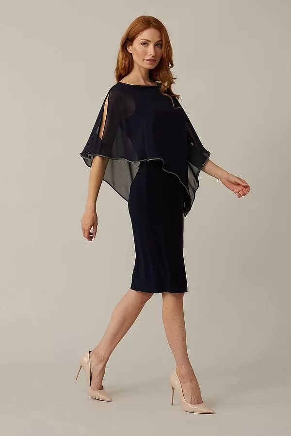 Joseph Ribkoff  Chiffon Overlay Dress - 223762