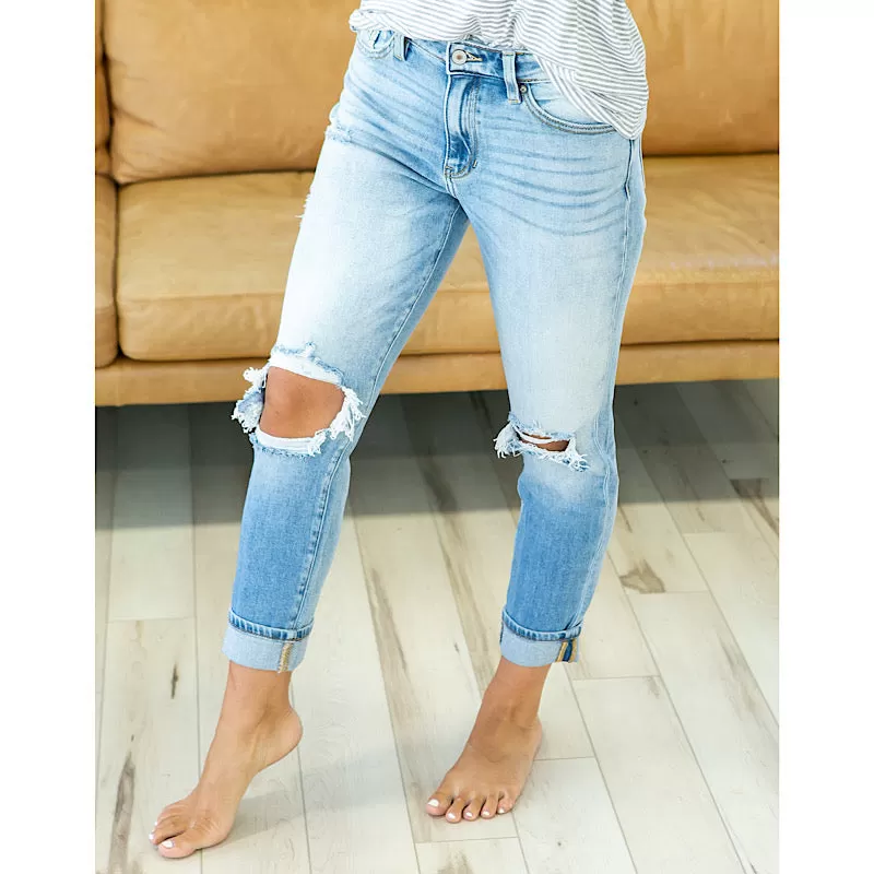 KanCan Summer Distressed Knee Jeans