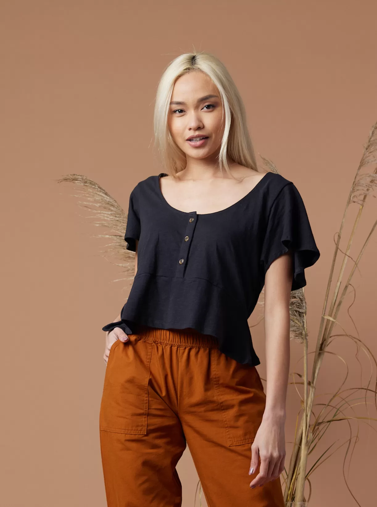 Known Supply Leonora shirt, organic cotton SALE Size 3X