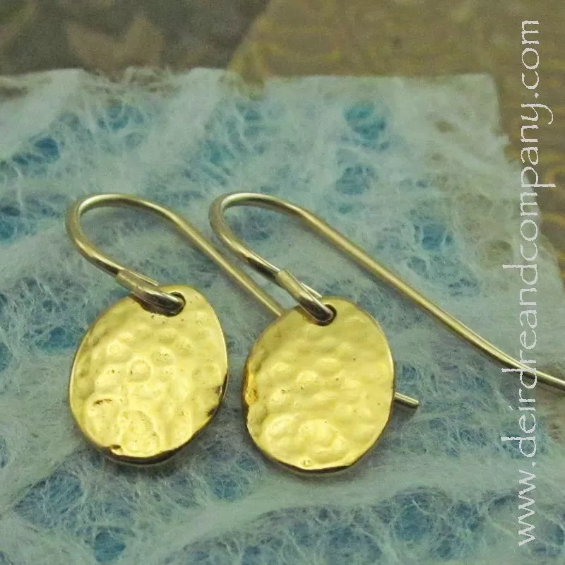 Live Simply Earrings in Gold