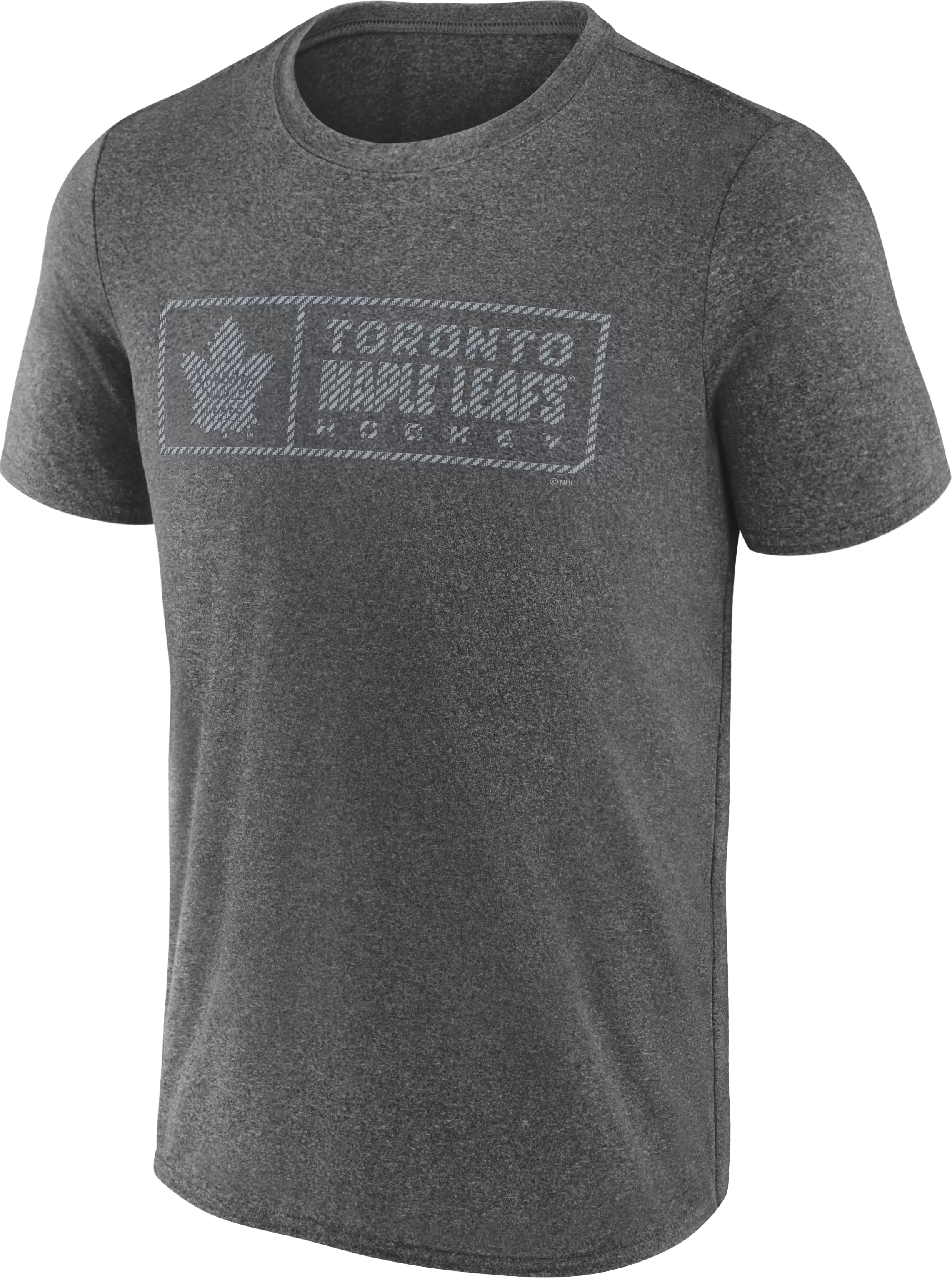 Maple Leafs Fanatics Men's Black Ice Synthetic Tee