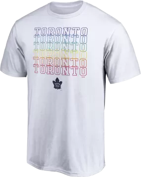 Maple Leafs Fanatics Pride Crew Tee