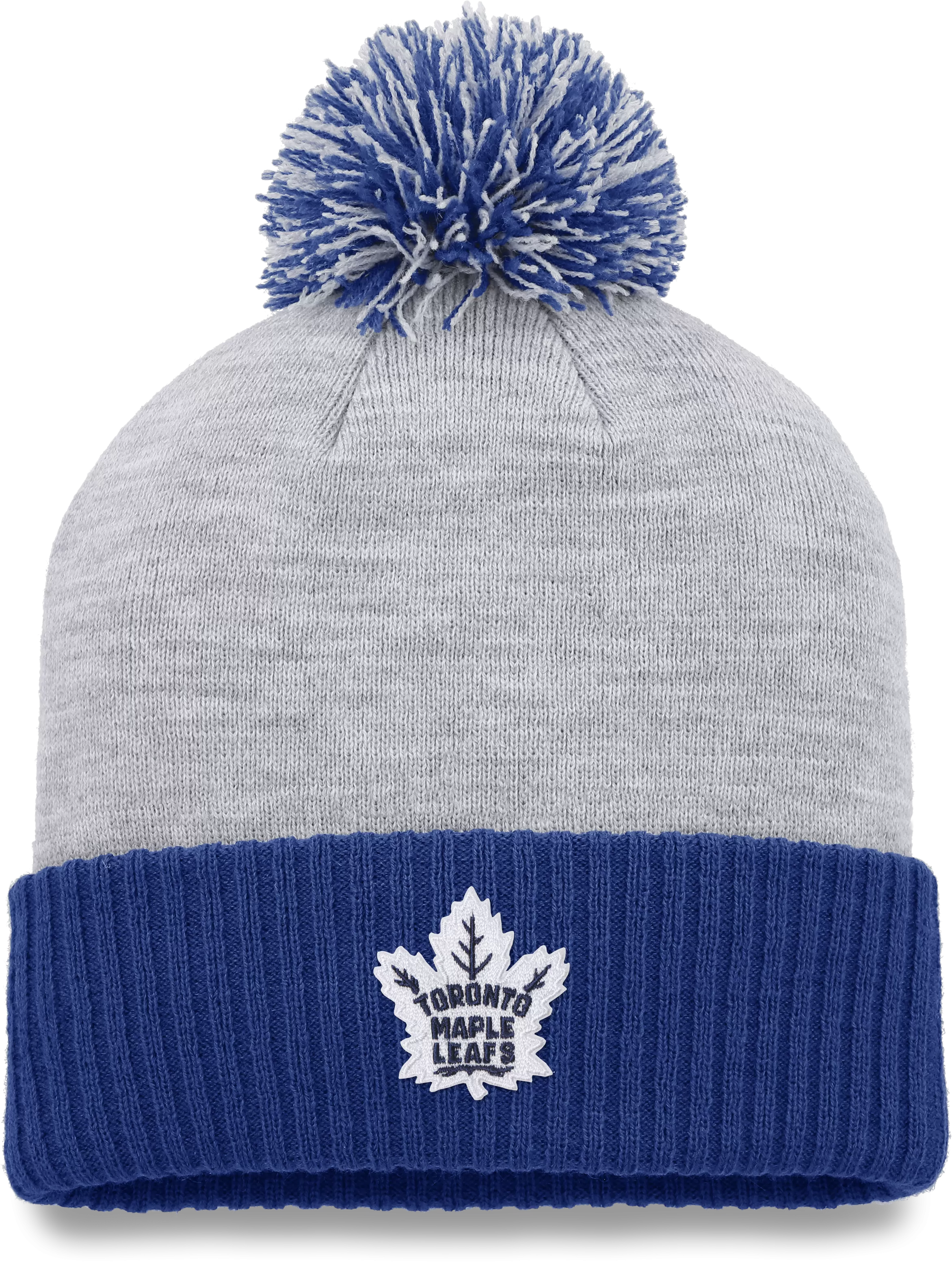 Maple Leafs Ladies Logo Cuffed Pom Toque