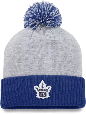 Maple Leafs Ladies Logo Cuffed Pom Toque