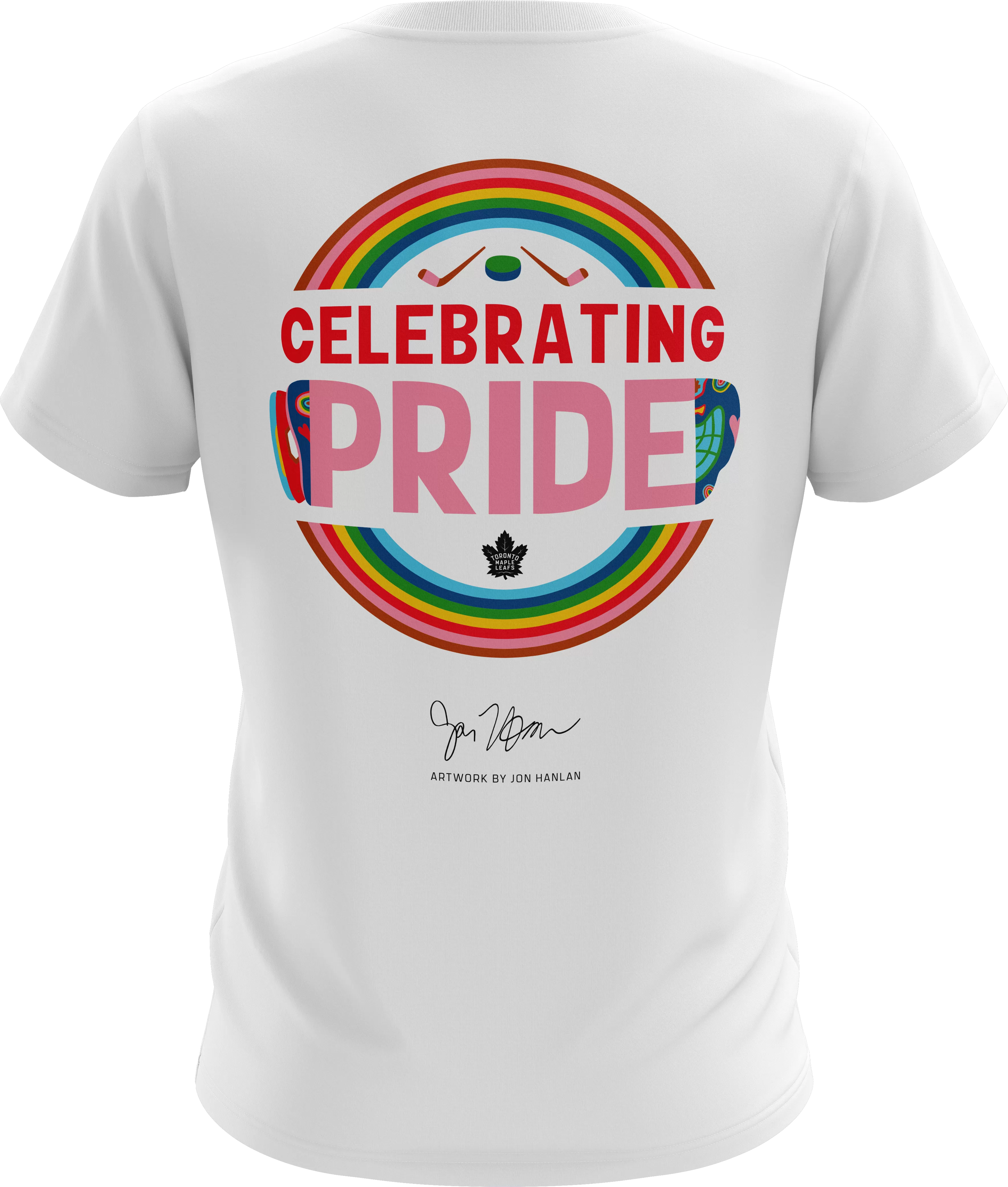 Maple Leafs Mitchell & Ness 2023 Celebrating Pride Tailored Fit Tee