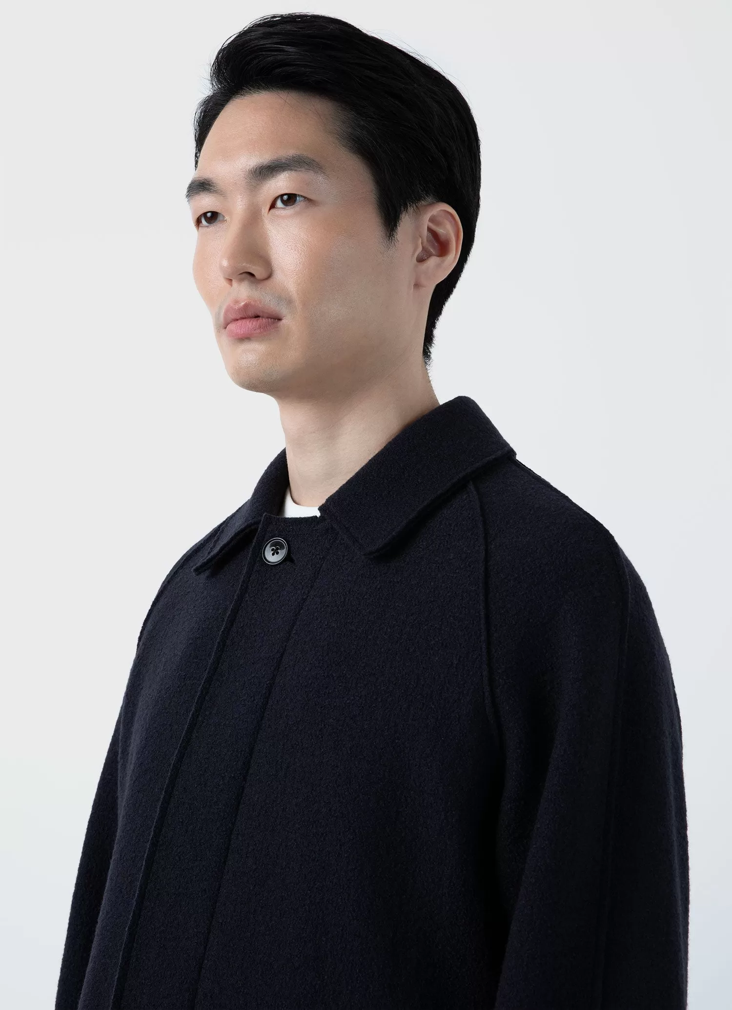 Men's Sunspel x Casely-Hayford Coat in Navy