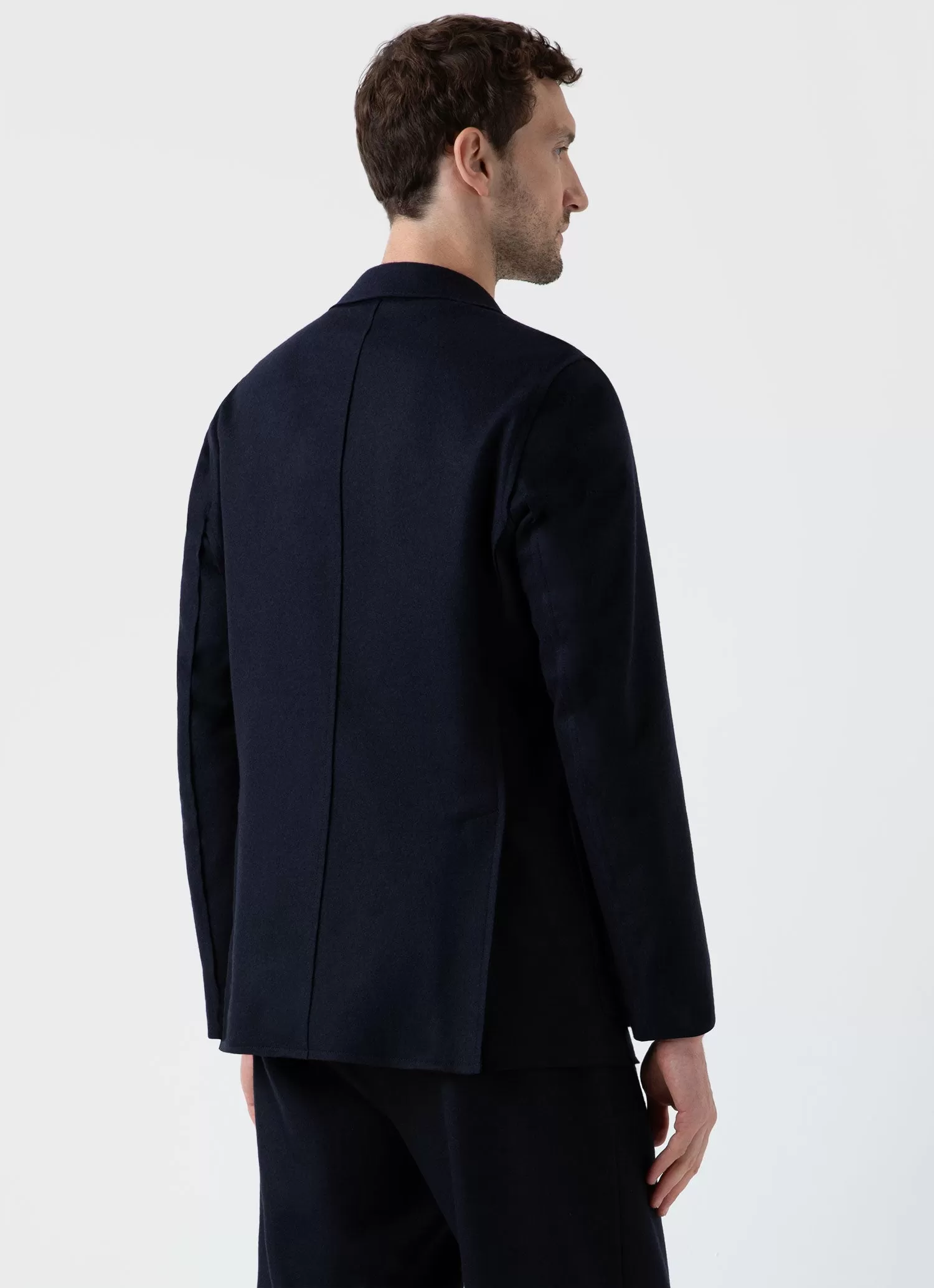 Men's Sunspel x Casely-Hayford Suit Jacket in Navy