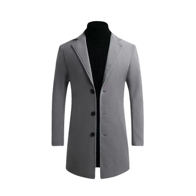 Men's Woolen Coat Men's Jacket Large Size Men's Clothing