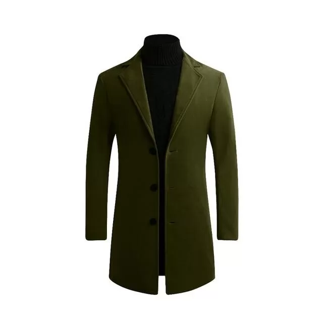 Men's Woolen Coat Men's Jacket Large Size Men's Clothing