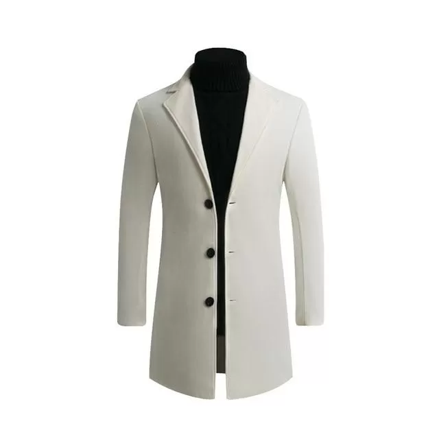 Men's Woolen Coat Men's Jacket Large Size Men's Clothing