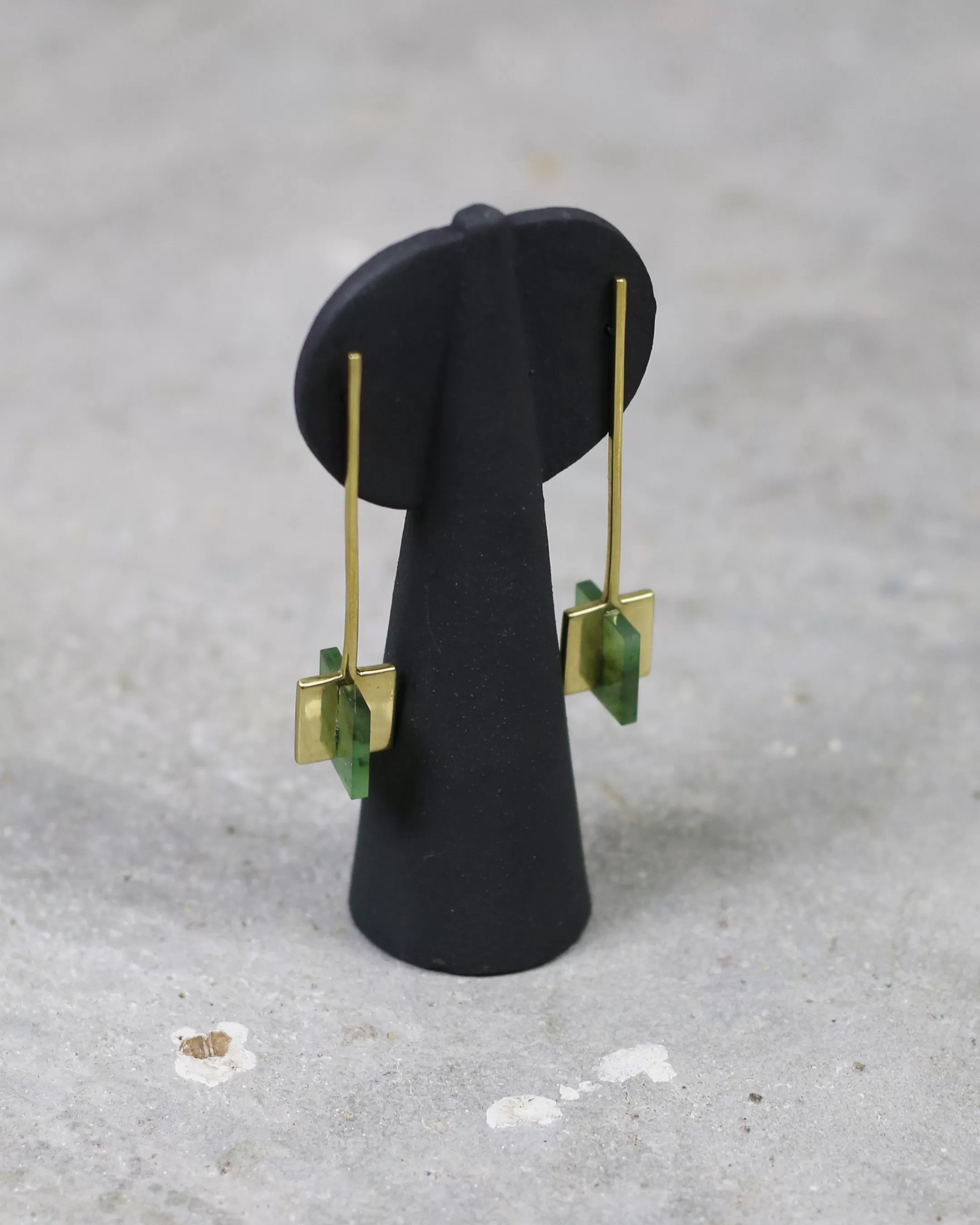 Meter Earrings – British Columbian Jade