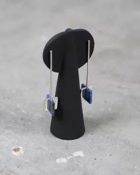 Meter Earrings – Lapis