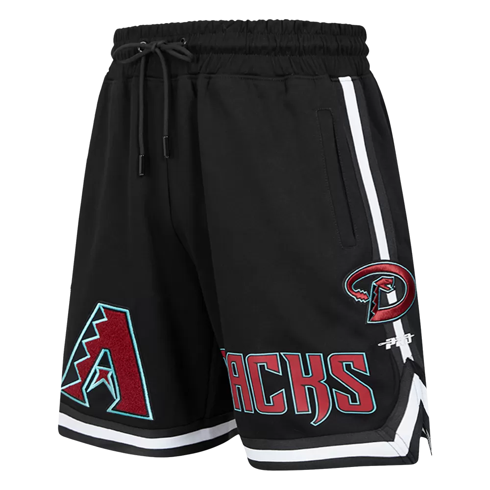 MLB ARIZONA DIAMONDBACKS CLASSIC CHENILLE MEN'S DK SHORT (BLACK)