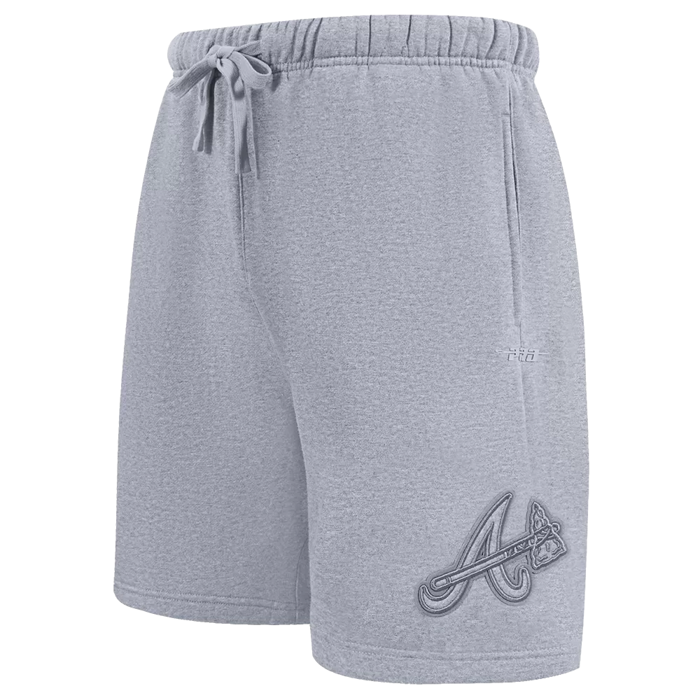 MLB ATLANTA BRAVES NEUTRAL MEN'S SHORT (DARK HEATHER GRAY)